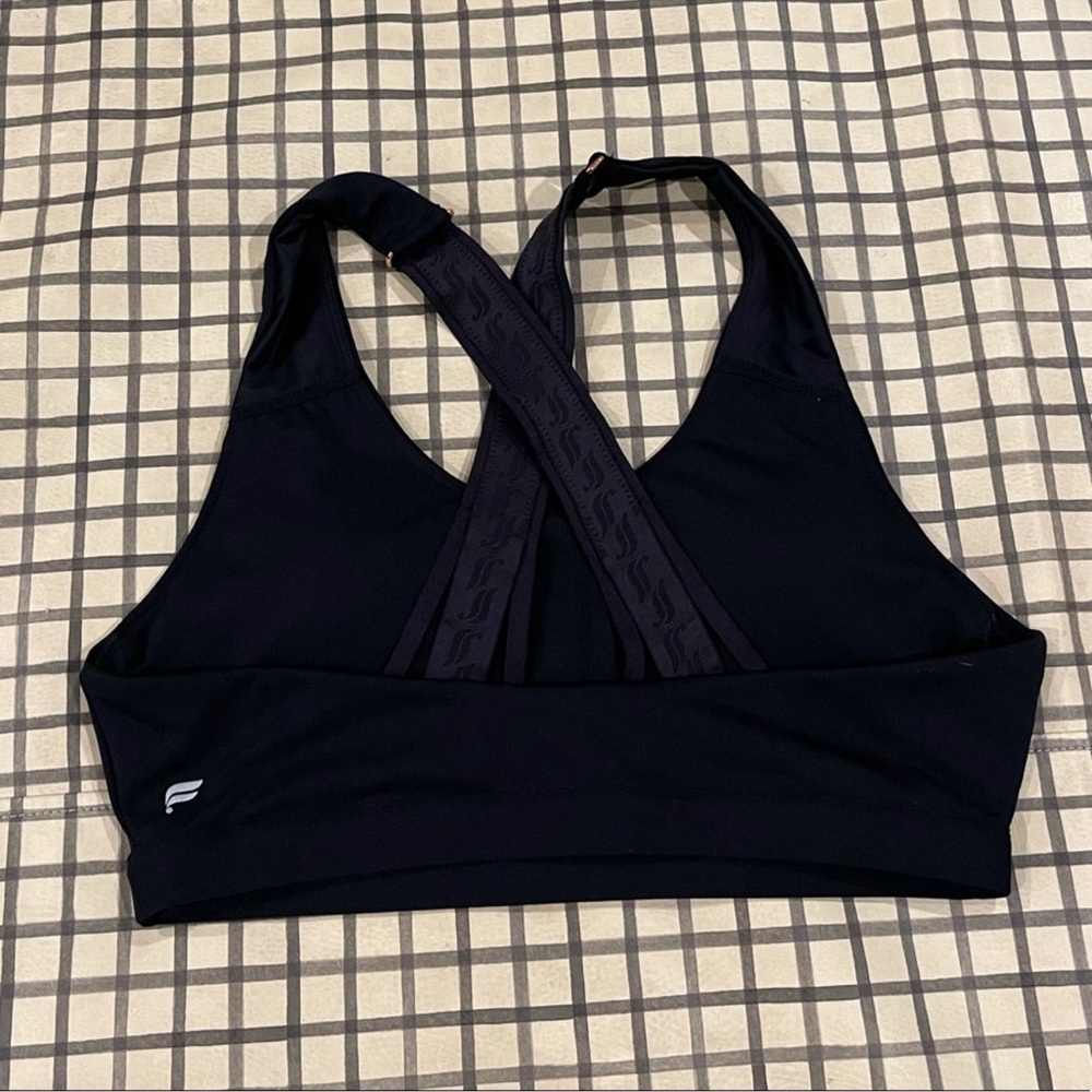 Fabletics Black Sports Bra. Sz Large - Picture 7 of 7
